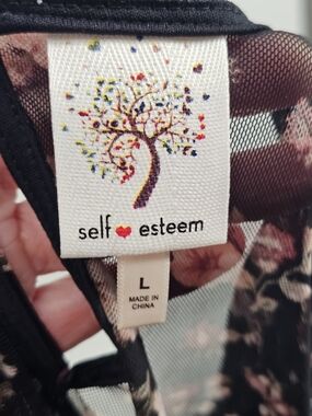 2000s Mesh Top Large Self Esteem *1 Call-out